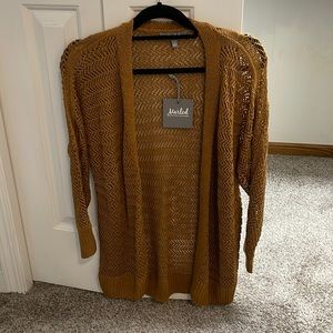 Cardigan rust small